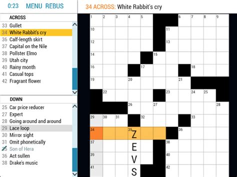 AARP Daily Crossword, an offering from the American Association of
