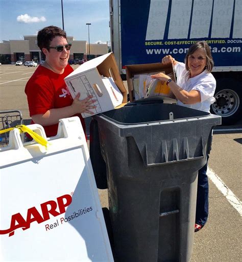 Your documents will be shredded on-site, free of charge. Consumers