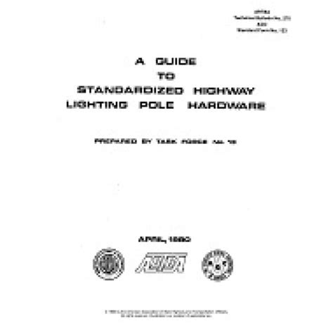 Aashto Roadway Lighting Guide 2005