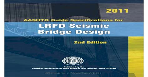 Aashto guide specifications for lrfd seismic bridge design. - Mf tiller 4850 manuale delle parti.