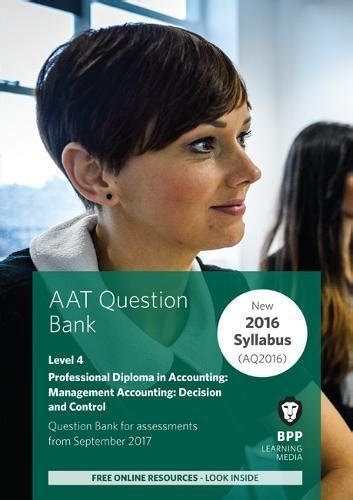 Aat Management Accounting Decision Control Question Bank