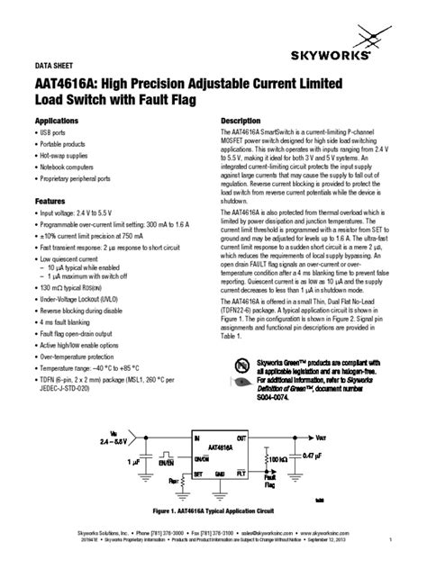 Aat4616a Usb Pwer Switch