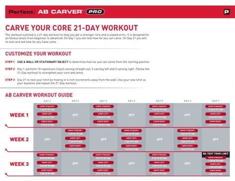 Ab Carver Pro Workout Chart EOUA Blog
