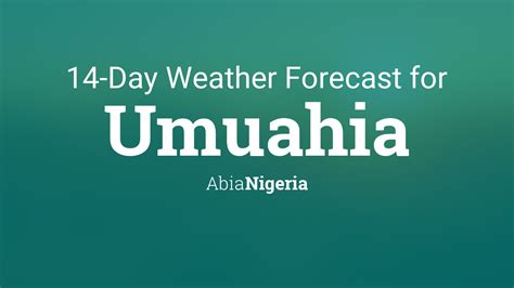 Aba, Abia, Nigeria Weather Forecast AccuWeather