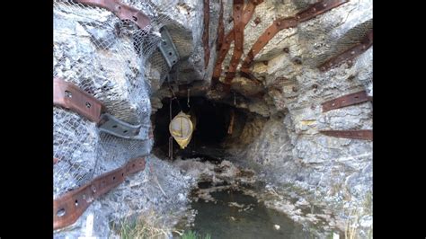 there was a unexpected verctical shaft at the entrance to the mine. 