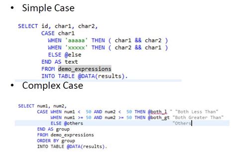 Abap case.  See syntax, examples and comparison with ABAP if else.  No...