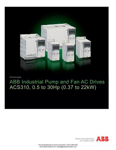 Abb Acs310 Technical Cataloge