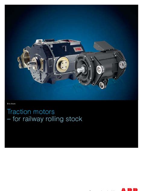 Abb Traction Motors Broschyr 12s