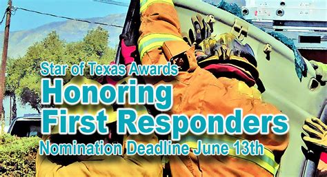 Abbott opens nominations to honor first responders in Star of Texas Awards
