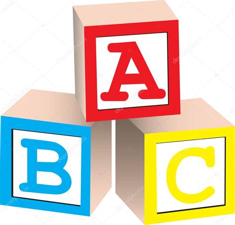 Abc Blocks Stock Vectors, Clipart and Illustrations