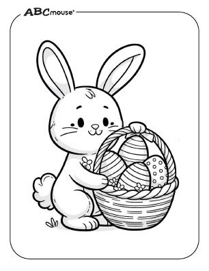 Abc Mouse Easter Coloring Pages