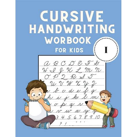 Abc Writing Practice Books Cursive Handwriting Workbook For Kids Beginning