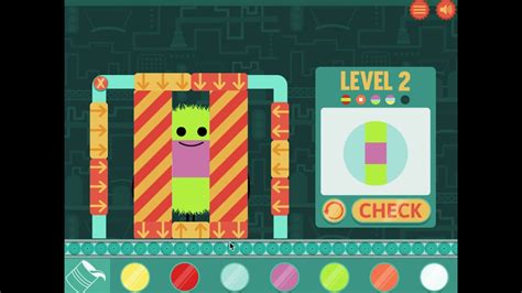 In this free logic game for kids, players must complete the pattern they are given. The game has 20 levels that increase in difficulty, divided into two rounds. The patterns start out simple, and become much more complex. After completing the first ten levels, players have the opportunity to design their own Fuzz Bug to play with! Use this game to practice logic and problem-solving skills ....