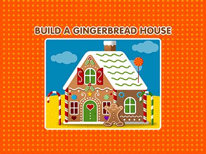 Build and decorate a beautiful gingerbread h