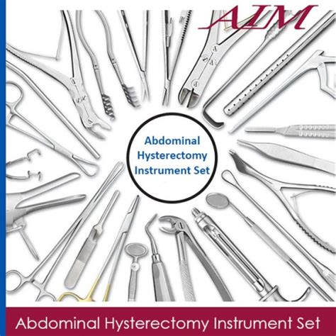 Abdominal Hysterectomy Instrument Set - AIM SURGICAL