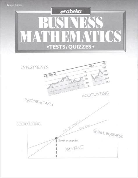 This solution key is part of the Abeka Business Mathematics Grade 10-12 curriculum, and contains step-by-step solutions to selected problems, including all word problems and problems that require more space. ... Abeka Business Mathematics Tests, Quizzes & Speed Drills Key $21.30. In Stock. Our Price $21.30. Add To Cart + $21.30.. 