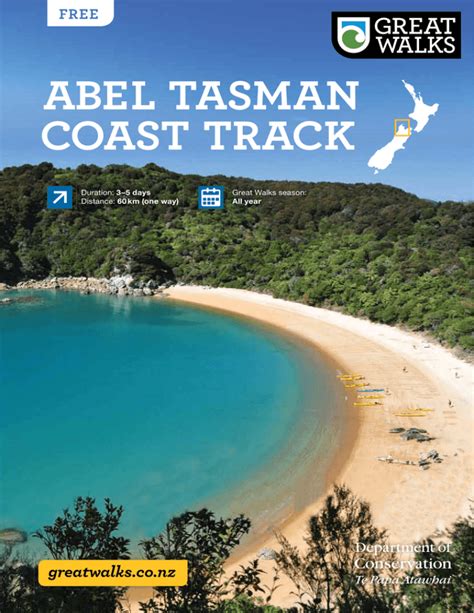 Abel Tasman Coast Track Brochure