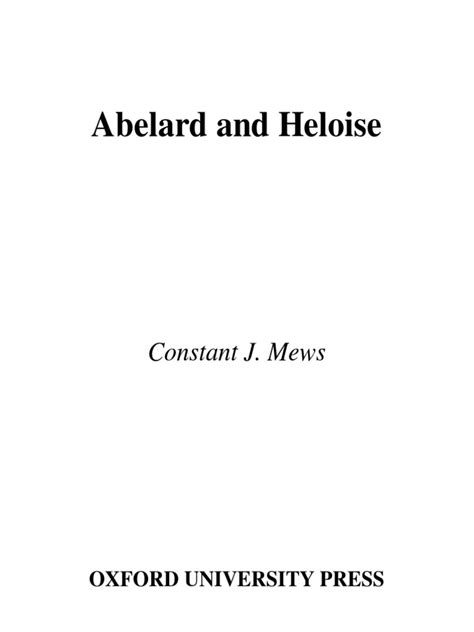 Abelard and Heloise Constant Mews pdf