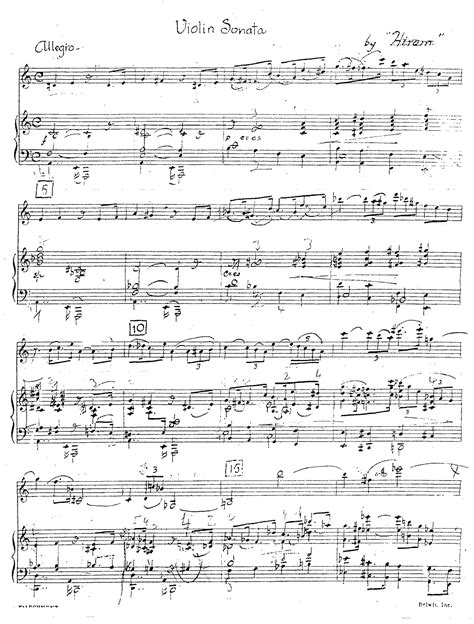 Abelardo Violin Sonata