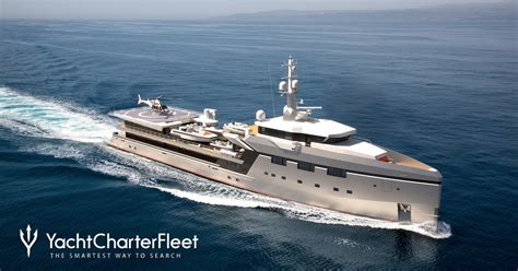 Abeona, a motor yacht, will have enough range to follow Koru f