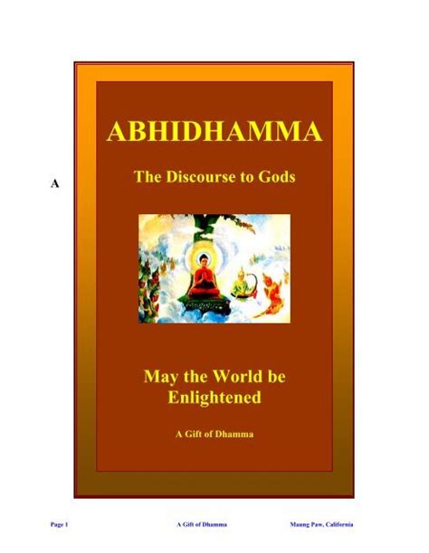 Abhidhamma Note pdf