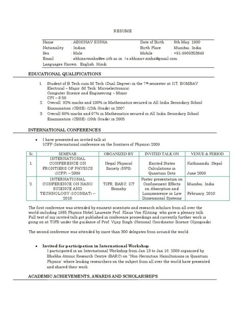 Abhinav s Resume 2 pdf