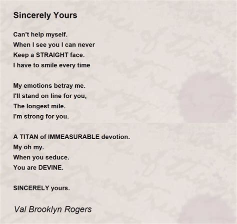 Abidingly Yours poem