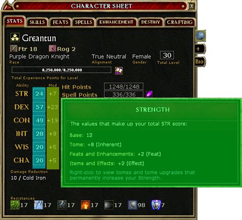 Abilities DDO Compendium