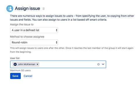 Ability to assign issue to a round-robin auto rotation group