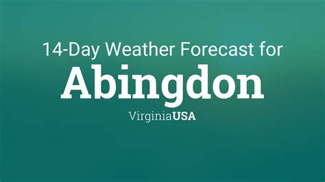 Abingdon, VA Weather Forecast and Conditions - The …