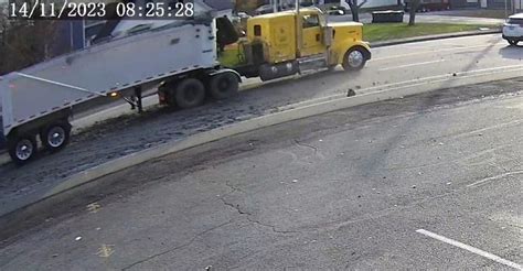 Abington police looking to ID truck owner and driver after 18-wheeler spilled cement on street and drove off