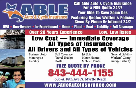Able auto insurance. Specialties: Able Insurance in Edenton NC provides personal and commercial insurance coverage to meet you needs and budget. One Call is all it takes to save on your insurance today. Established in 1989. 