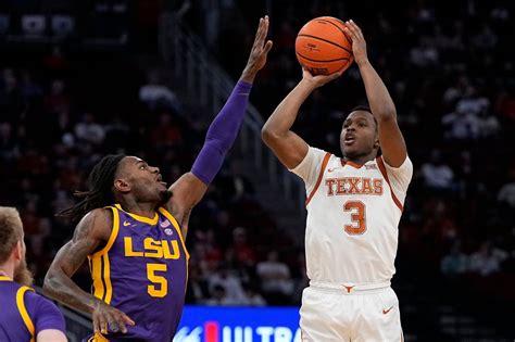 Abmas scores 20 and Hunter adds 19 to lead No. 19 Texas over LSU 96-85