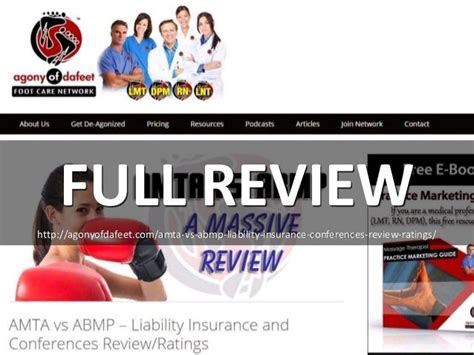 The table below provides a comparison of massage liability insurance offered by: Massage Magazine Insurance Plus (MMIP), American Massage Therapy Association (AMTA), Associated Bodywork & Massage Professionals (ABMP), Beauty & Bodywork Insurance (BBI), Hands On Trade, and American Massage Council (AMC).. 