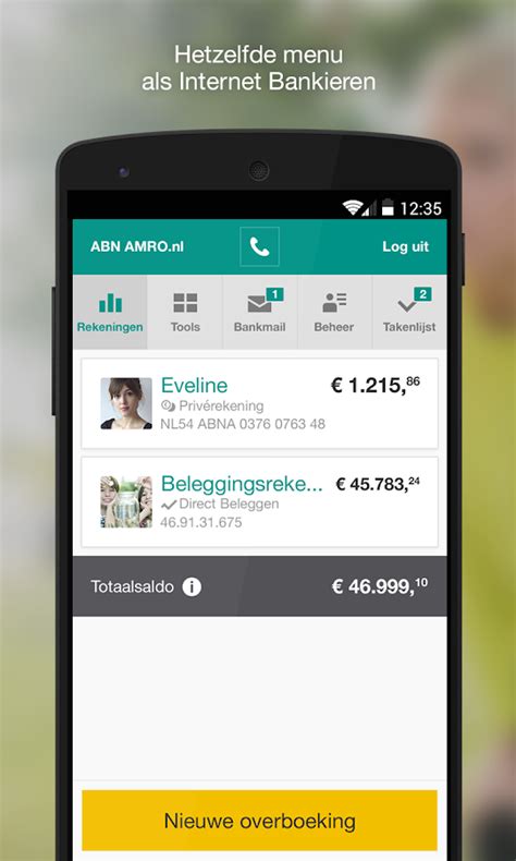Abn amro app installeren op telefoon. .  ...