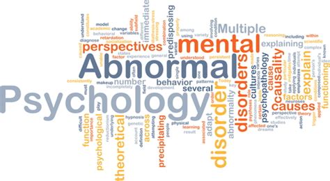 Abnormal Behaviour and Depression