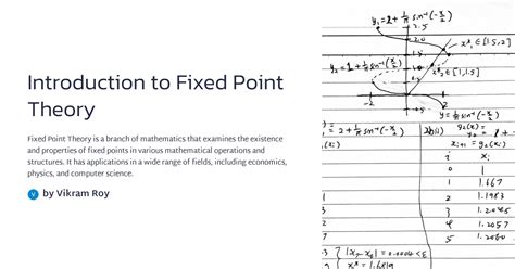 About Applications of the Fixed Point Theory - ResearchGate