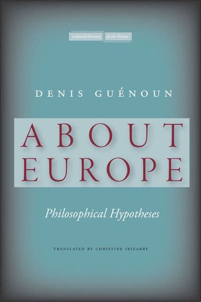 About Europe Philosophical Hypotheses
