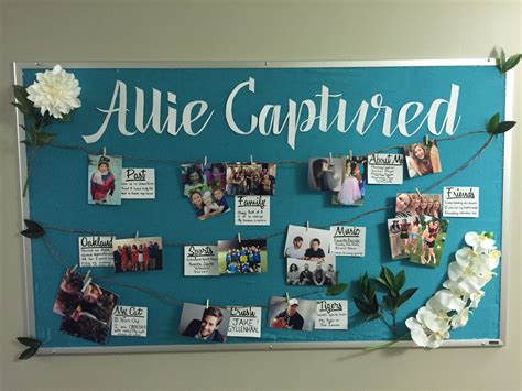 When you leave the dorm, move a cutout picture of yourself to that location so your residents can come hang out. InstagRAm - Create a bulletin board that looks like a collection of Instagram photos and includes pictures and captions of your hobbies, friends and majors. Knock on My Door - Create a bulletin board with multi-colored paper "doors ...