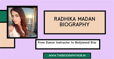About radhika madan biography examples