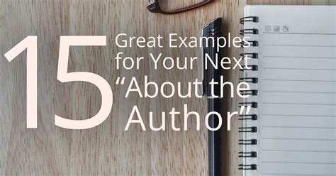 About the author examples for students
