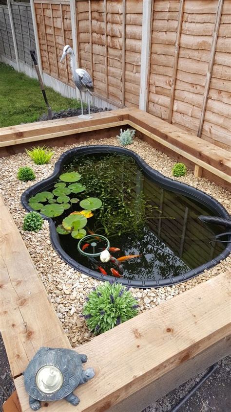 Above ground koi pond. 4. Incorporate heating for temperature control and 5. Incorporate an Ozone system for ultimate water quality. The final design resulted in a pond approximately 13ft long x 6ft wide and 3ft 6" deep which would stand 3ft out of ground and … 