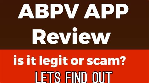 Abpv legit. Aug 15, 2023 · Can you make money with ABPV app? Is it legit? - YouTube. 0:00 / 4:43. Can you make money with ABPV app? Is it legit? mrhackio. 46.8K subscribers. Join. Subscribed. 32. Share. Save. 21K... 