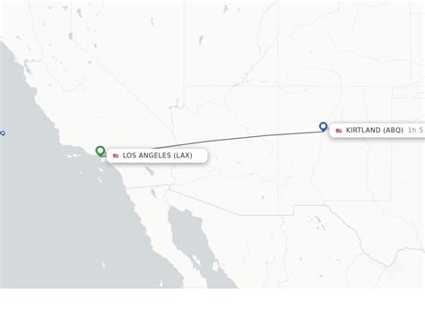 Shows the flight distance and flight time between Albuquerque International Sunport Airport (ABQ) and Los Angeles International Airport (LAX) and displays it on an interactive map. Worldwide distance calculator with air line, route planner and flight information.. 