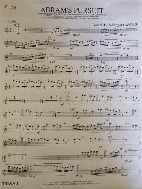 Abram s Pusuit Flute 1 2 pdf