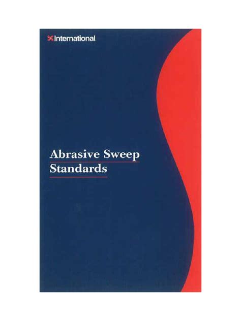 Abrasive Sweep Standards