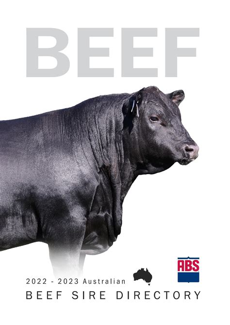 Abs beef sire directory 2023. AUTUMN 2023 Sire Directory now online. We give bull owners the opportunity of extensive exposure for their best genetics, and we make selling semen online accessible to stud breeders around Australia. Our wide selection of A.I. sires across any beef cattle breed allows stud and commercial cattle breeders to select from a wide pool of genetics ... 