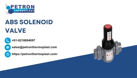 Abs solenoid valve malfunction.  During normal operation, the pressure from...