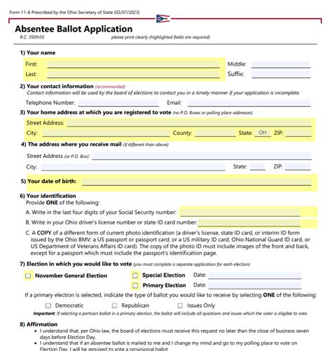 Absentee Ballot Application 12 15