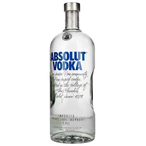 Absolut Vodka 1 75 Liter Price